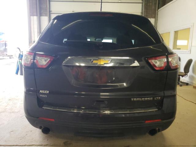 1GNKVJKD3FJ337871 - 2015 CHEVROLET TRAVERSE LTZ GRAY photo 6