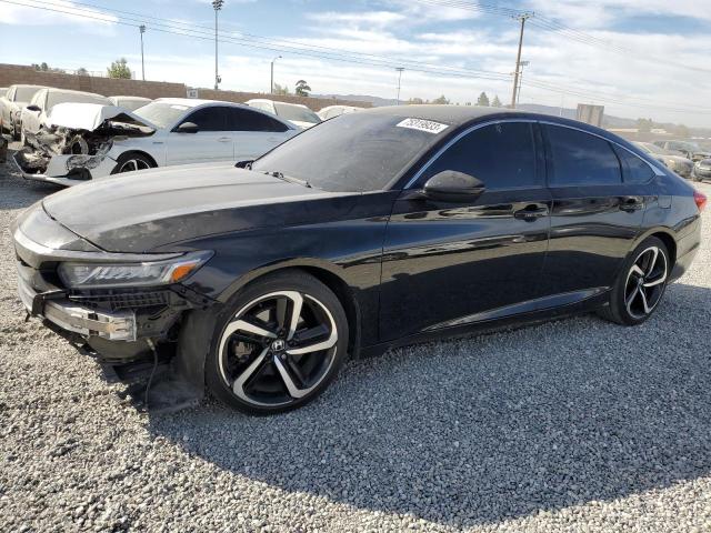 1HGCV1F31JA133157 - 2018 HONDA ACCORD SPORT BLACK photo 1