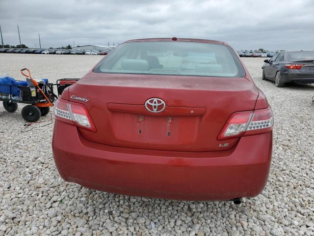 4T1BF3EK0BU649730 - 2011 TOYOTA CAMRY BASE RED photo 6