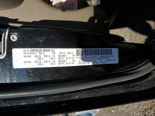 2C4RC1BG4DR712280 - 2013 CHRYSLER TOWN & COU TOURING 黑色 照片 13