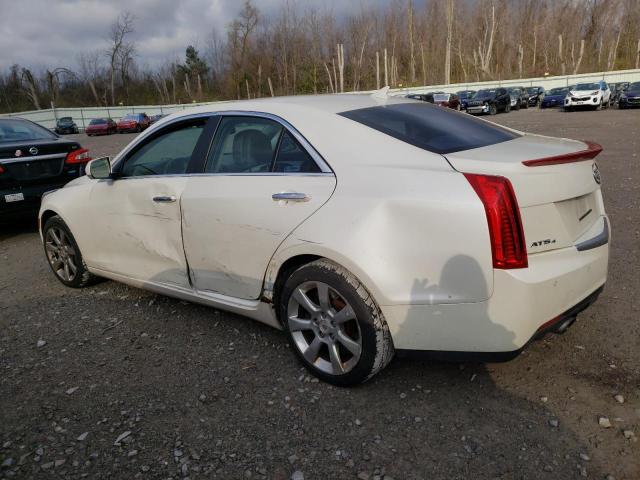 1G6AH5RX8D0178659 - 2013 CADILLAC ATS LUXURY WHITE photo 2