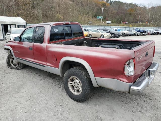 1B7GG22Y1WS680125 - 1998 DODGE DAKOTA BURGUNDY photo 2