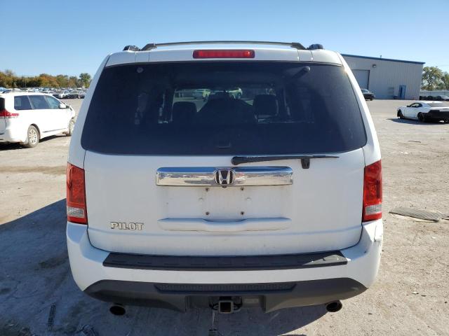 5FNYF3H42DB021868 - 2014 HONDA PILOT EX WHITE photo 6