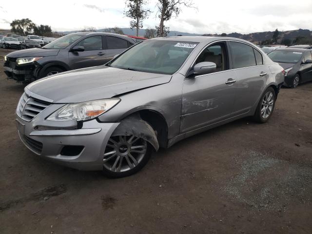 KMHGC46F79U055359 - 2009 HYUNDAI GENESIS 4.6L SILVER photo 1