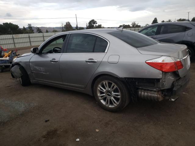 KMHGC46F79U055359 - 2009 HYUNDAI GENESIS 4.6L SILVER photo 2