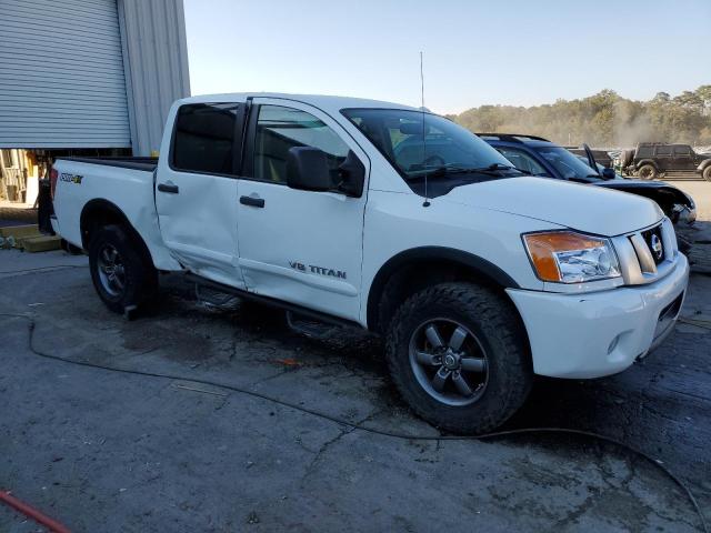 1N6BA0EC7FN504336 - 2015 NISSAN TITAN S WHITE photo 4