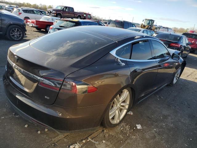 5YJSA1CG3DFP13342 - 2013 TESLA MODEL S ყავისფერი ფოტო 3