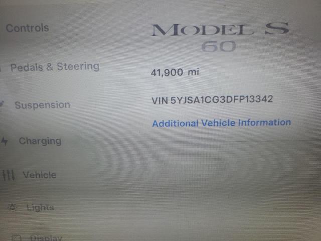 5YJSA1CG3DFP13342 - 2013 TESLA MODEL S ყავისფერი ფოტო 9