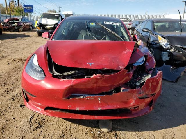 5YJ3E1EA3NF370356 - 2022 TESLA MODEL 3 RED photo 5