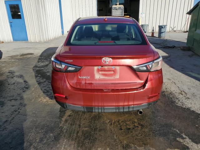 3MYDLBYV4KY520927 - 2019 TOYOTA YARIS L RED photo 6