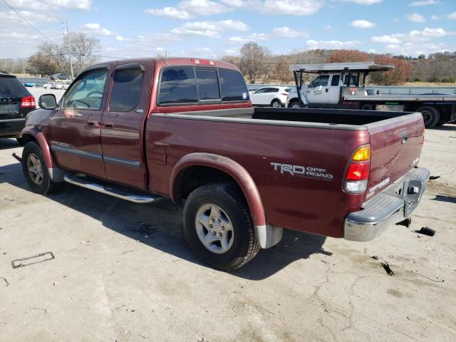 5TBBT441X4S443102 - 2004 TOYOTA TUNDRA ACCESS CAB SR5 MAROON photo 2