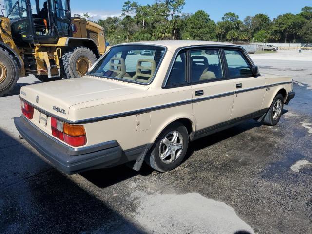 YV1AX8847K1355518 - 1989 VOLVO 244 DL BEIGE photo 3