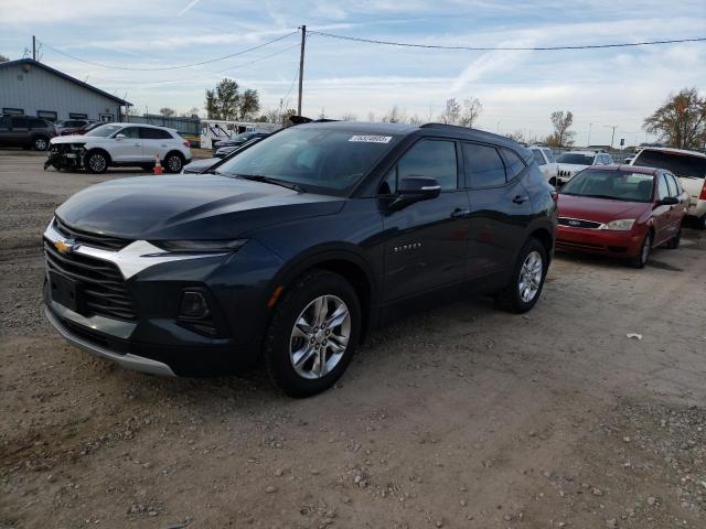 3GNKBHRS4KS608399 - 2019 CHEVROLET BLAZER 3LT GRAY photo 1