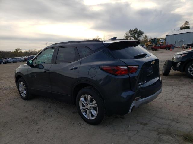 3GNKBHRS4KS608399 - 2019 CHEVROLET BLAZER 3LT GRAY photo 2