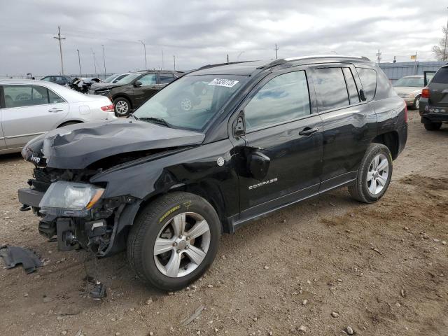 1C4NJDEB3ED521587 - 2014 JEEP COMPASS LATITUDE BLACK photo 1