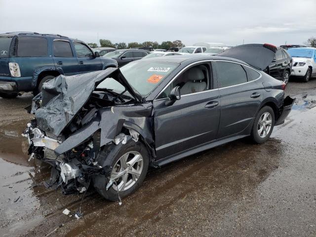 5NPEG4JA6MH064388 - 2021 HYUNDAI SONATA SE GRAY photo 1