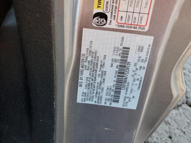 1ZVFT80N775239129 - 2007 FORD MUSTANG GRAY photo 12