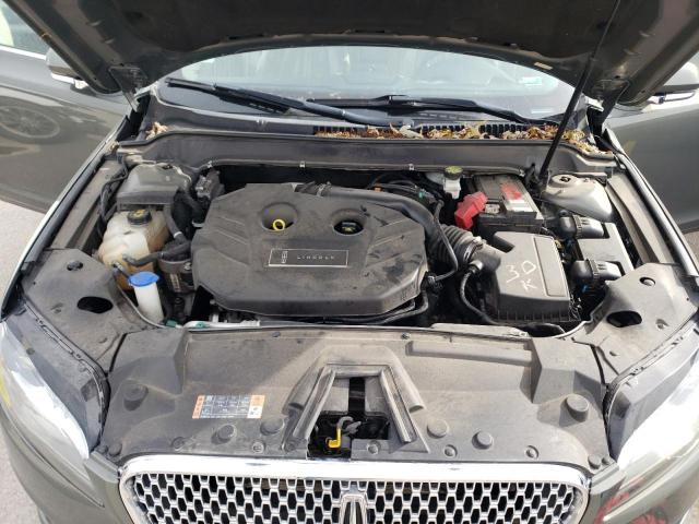 3LN6L5E96HR653753 - 2017 LINCOLN MKZ RESERVE ნაცრისფერი ფოტო 11