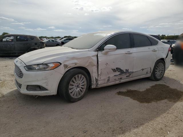 3FA6P0LU0ER233491 - 2014 FORD FUSION SE HYBRID WHITE photo 1