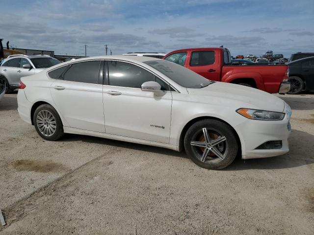 3FA6P0LU0ER233491 - 2014 FORD FUSION SE HYBRID WHITE photo 4