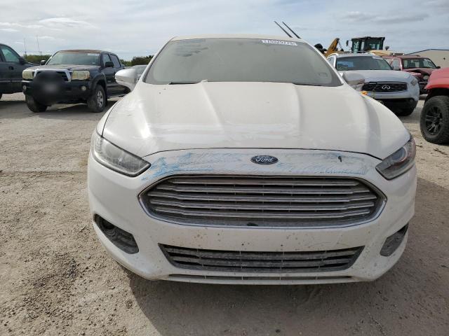 3FA6P0LU0ER233491 - 2014 FORD FUSION SE HYBRID WHITE photo 5