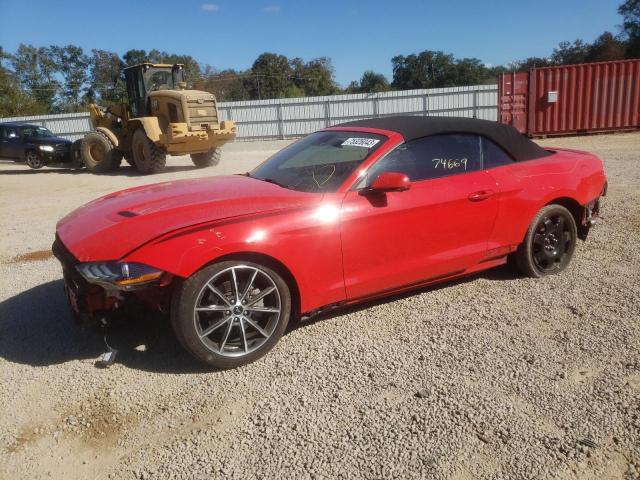 1FATP8UH8K5149887 - 2019 FORD MUSTANG RED photo 1
