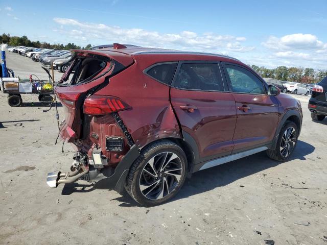 KM8J33AL4KU012181 - 2019 HYUNDAI TUCSON LIMITED MAROON photo 3