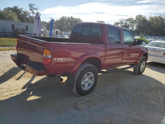 5TEGM92N32Z094507 - 2002 TOYOTA TACOMA DOUBLE CAB PRERUNNER RED photo 3