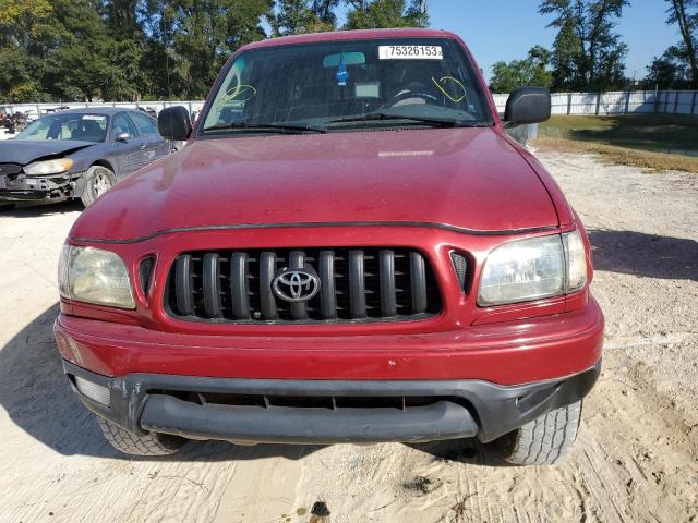 5TEGM92N32Z094507 - 2002 TOYOTA TACOMA DOUBLE CAB PRERUNNER RED photo 5