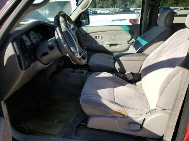 5TEGM92N32Z094507 - 2002 TOYOTA TACOMA DOUBLE CAB PRERUNNER RED photo 7