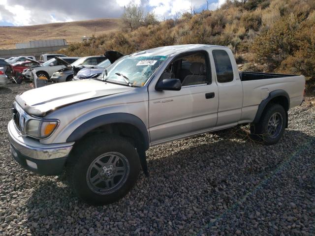 5TEWM72N32Z077965 - 2002 TOYOTA TACOMA XTRACAB SILVER photo 1