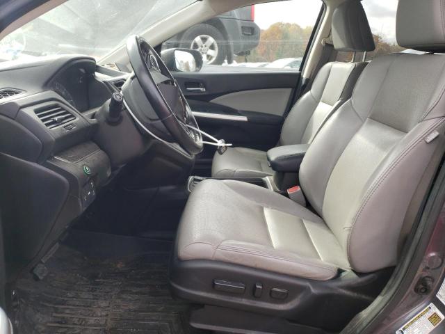 5J6RM4H96FL108372 - 2015 HONDA CR-V TOURING GRAY photo 7