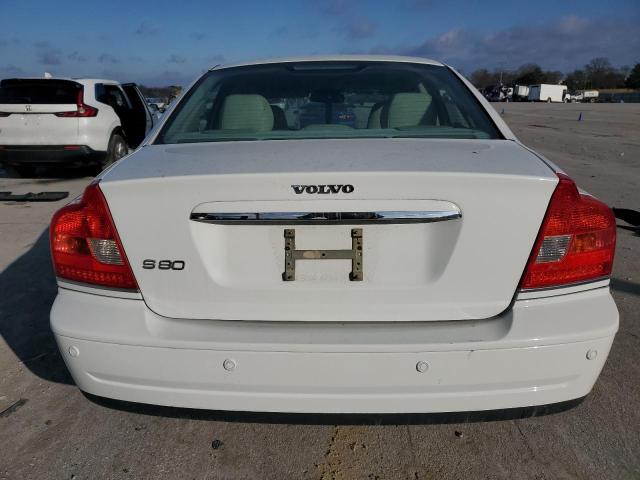 YV1TS592X61443102 - 2006 VOLVO S80 2.5T WHITE photo 6