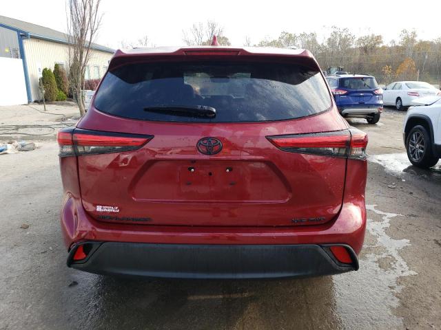 5TDGZRBH1MS127807 - 2021 TOYOTA HIGHLANDER XLE RED photo 6