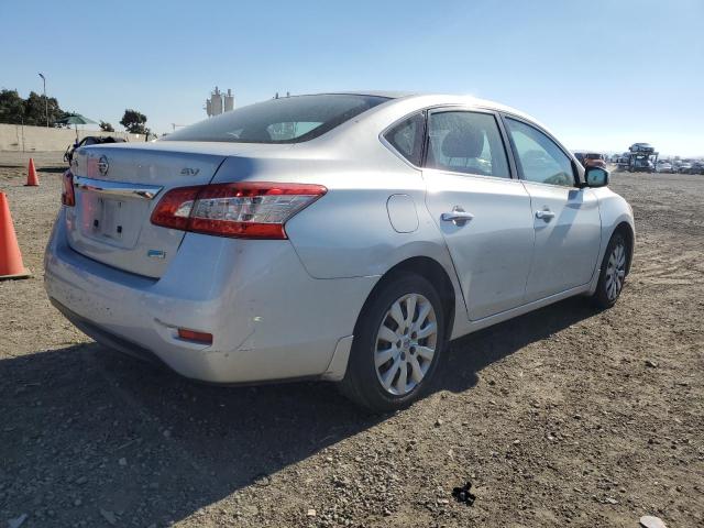 3N1AB7AP2EL689667 - 2014 NISSAN SENTRA S SILVER photo 3