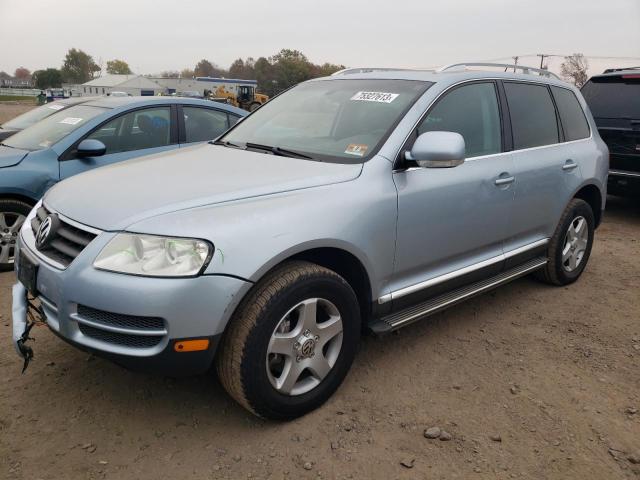 WVGZE77L27D006351 - 2007 VOLKSWAGEN TOUAREG V6 BLUE photo 1