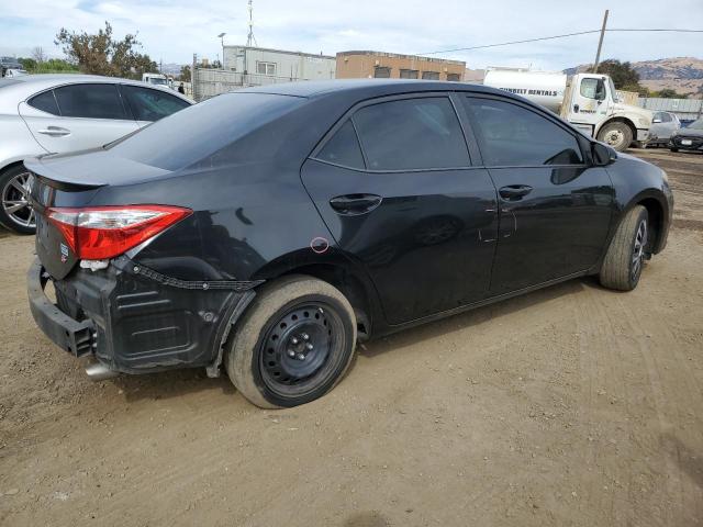 5YFBURHE6FP290373 - 2015 TOYOTA COROLLA L BLACK photo 3