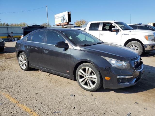 1G1PG5SB2F7245333 - 2015 CHEVROLET CRUZE LTZ BLACK photo 4