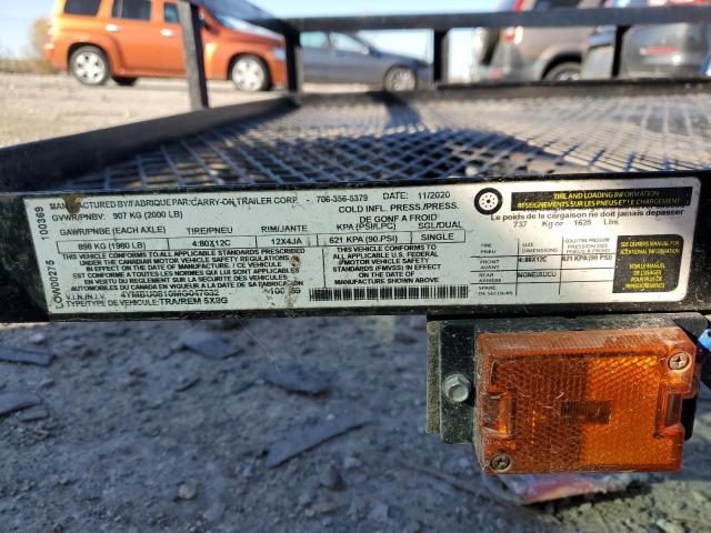 4YMBU0810MG047632 - 2021 UTILITY TRAILER BLACK photo 12