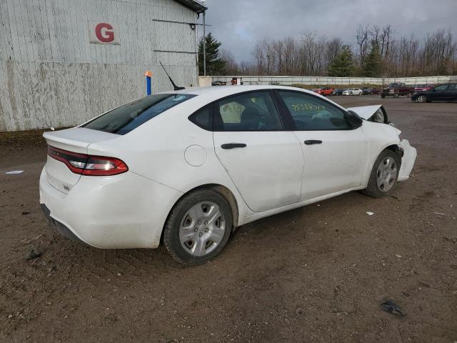 1C3CDFAA9FD111678 - 2015 DODGE DART SE WHITE photo 3