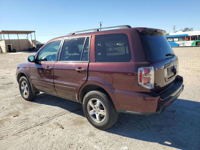 5FNYF18728B033880 - 2008 HONDA PILOT EXL BURGUNDY photo 2