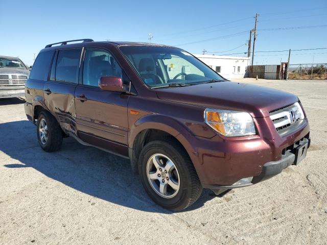 5FNYF18728B033880 - 2008 HONDA PILOT EXL BURGUNDY photo 4