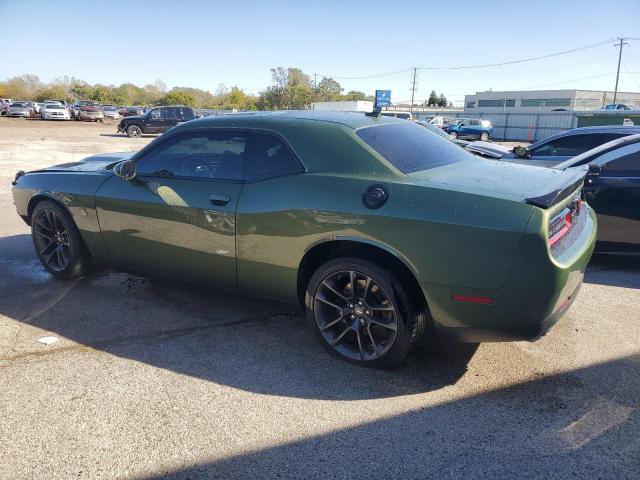 2C3CDZFJ2NH261062 - 2022 DODGE CHALLENGER R/T SCAT PACK GREEN photo 2