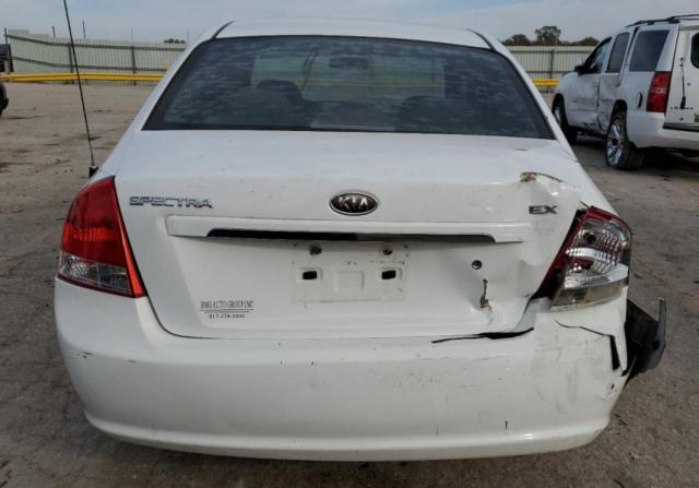 KNAFE121585538390 - 2008 KIA SPECTRA EX WHITE photo 6