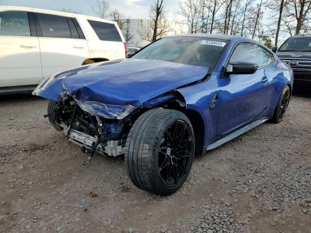 WBS43AZ00PCL57116 - 2023 BMW M4 COMPETITION BLUE photo 1
