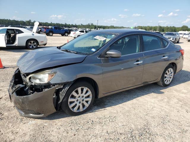 3N1AB7AP9GL645281 - 2016 NISSAN SENTRA S GRAY photo 1