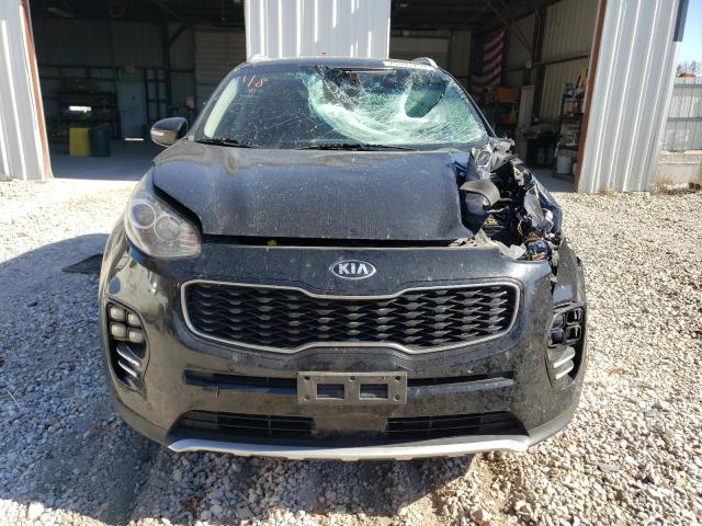 KNDPR3A68H7061320 - 2017 KIA SPORTAGE SX BLACK photo 5