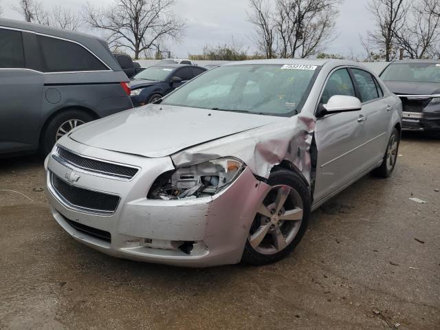 1G1ZC5EU3CF131702 - 2012 CHEVROLET MALIBU 1LT SILVER photo 1
