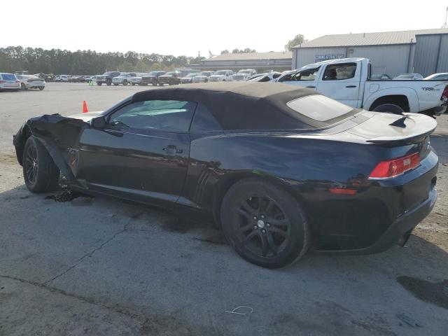 2G1FD3D34F9289718 - 2015 CHEVROLET CAMARO LT BLACK photo 2