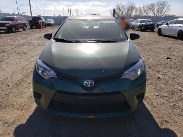 5YFBURHE9EP009245 - 2014 TOYOTA COROLLA L GREEN photo 5